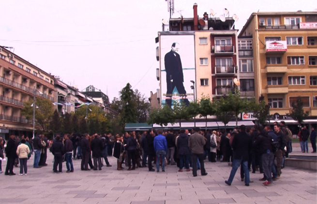 Protest zbog napada na novinara