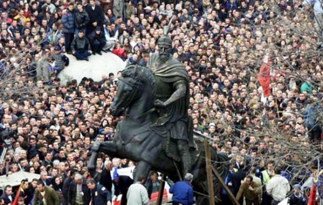 Priština: Protest zbog hapšenja Albanaca u Kumanovu