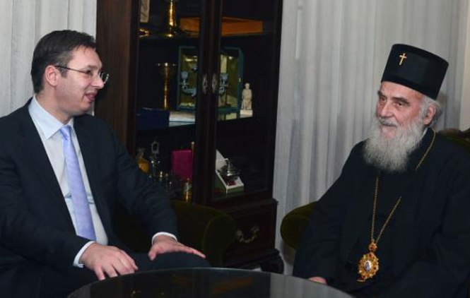 Vučić sa predstavnicima crkve o Kosovu i EU