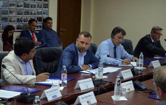 Jevtić sa ambasadorima država Kvinte