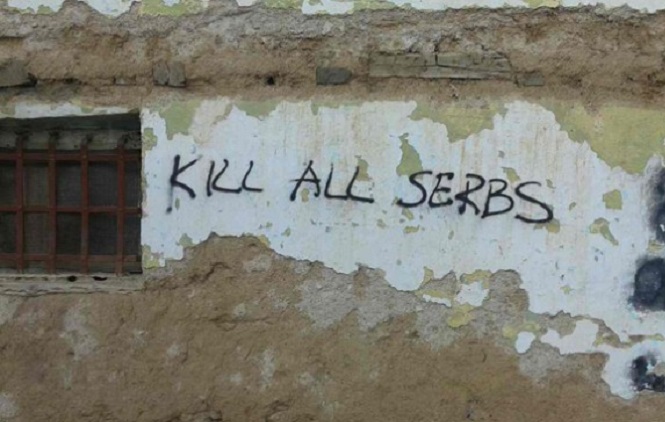 Gnjilane: Priveden osumnjičeni za ispisivanje grafita