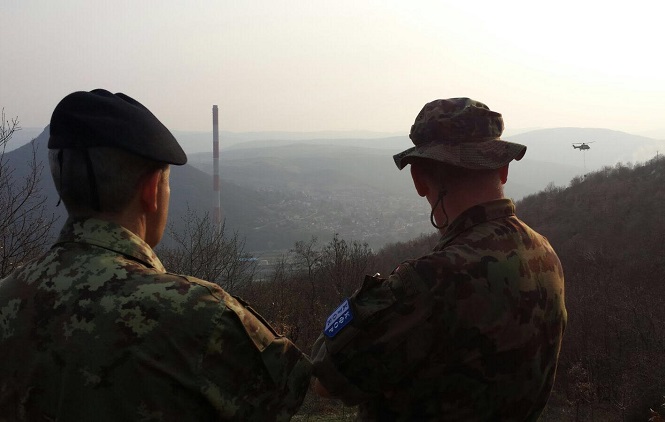 Zvečan: Kfor pomogao gašenje požara