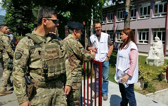 Snage Kfora obezbeđivale izborni proces