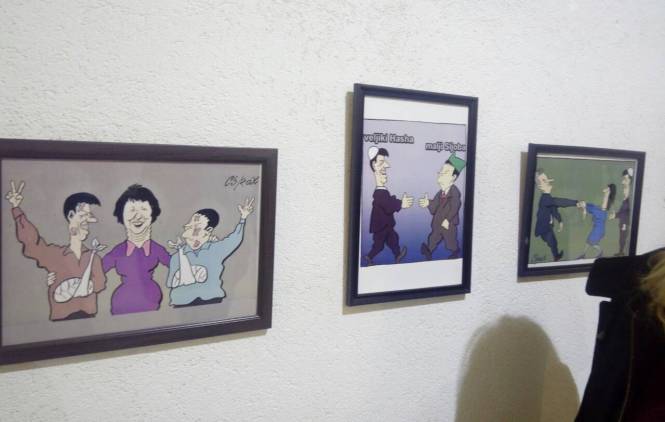 Gračanica: Srbi i Albanci kroz karikature