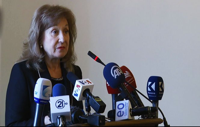 Trendafilova: Nećemo dozvoliti pritiske i zastrašivanje Predsednica Specijalnog suda u Hagu Ekaterina Trendafilova ne vidi opasnost da se sud ukine nakon izbora Donalda Trampa za predsednika SAD (Foto arhiva Kim)