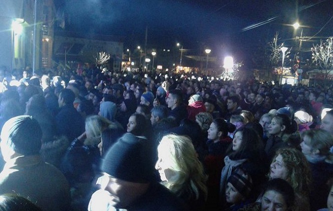 Gračanica: Srpska Nova godina dočekana uz koncert i vatromet