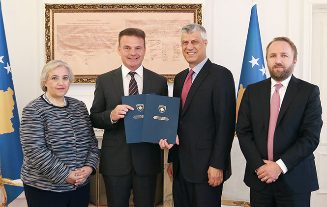 Tači predao pismo o završetku misije Euleks