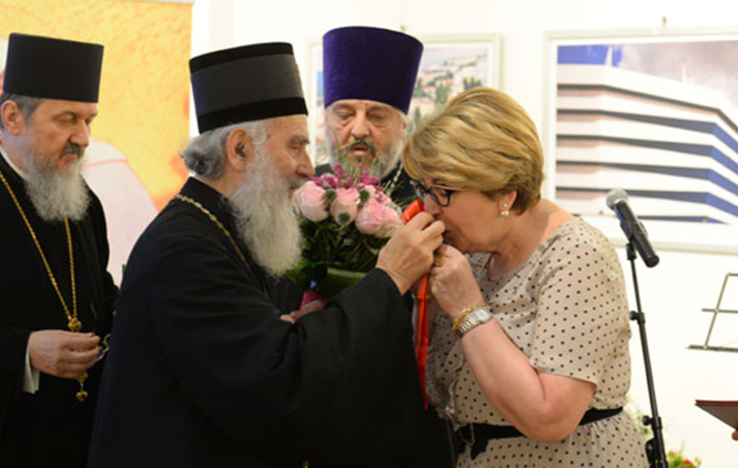 Mitrofanovoj orden SPC za očuvanje srpskih svetinja na KiM