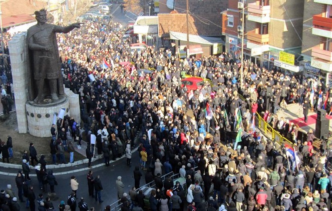 Protesti u Gračanici, Štrpcu i Mitrovici