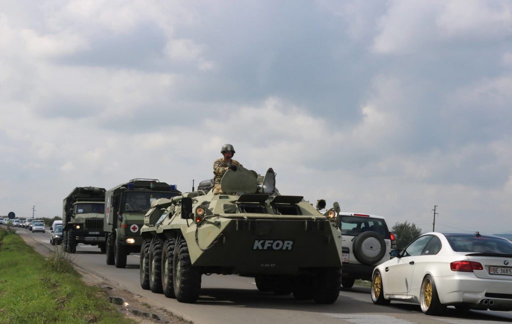 Kolona Kforovih vozila ka severu?