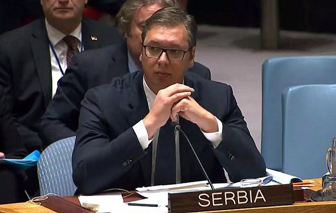 Vučić pred SB UN: Priština ugrozila sve Srbe na Kosovu