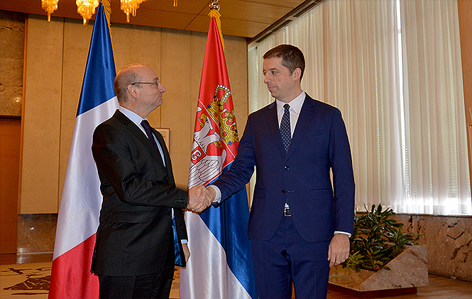 Đurić sa ambasadorom Francuske o problemima Srba na Kosovu