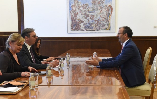 Vučić i Fabrici o evropskom putu, reformama i dijalogu sa Prištinom