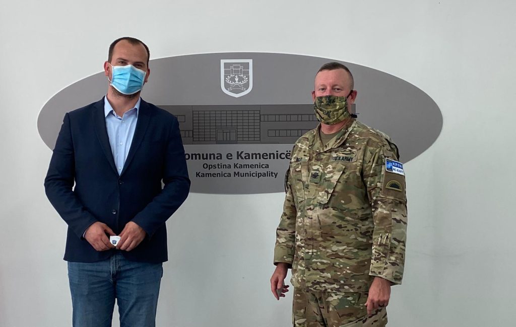 KFOR sa gradonačelnikom opštine Kamenica o bezbednosti građana