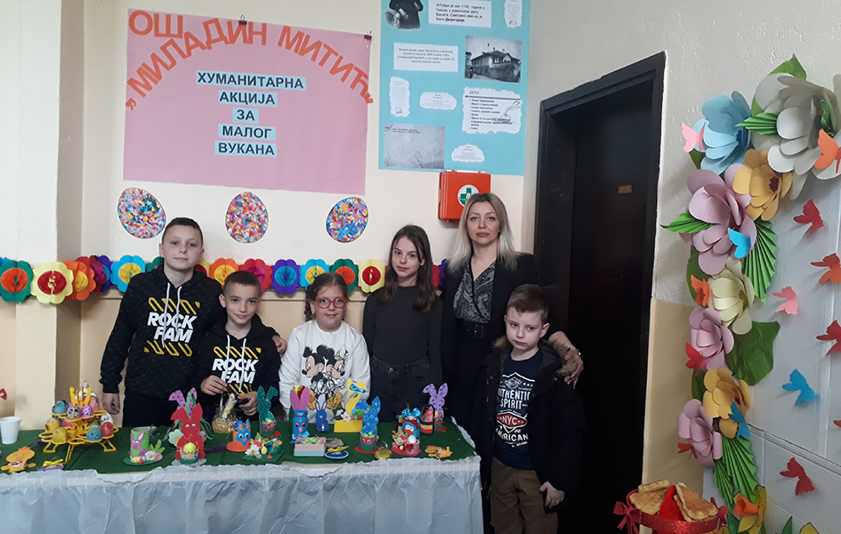 Vaskršnji bazar u Čaglavici. Učenici položili ispit humanosti