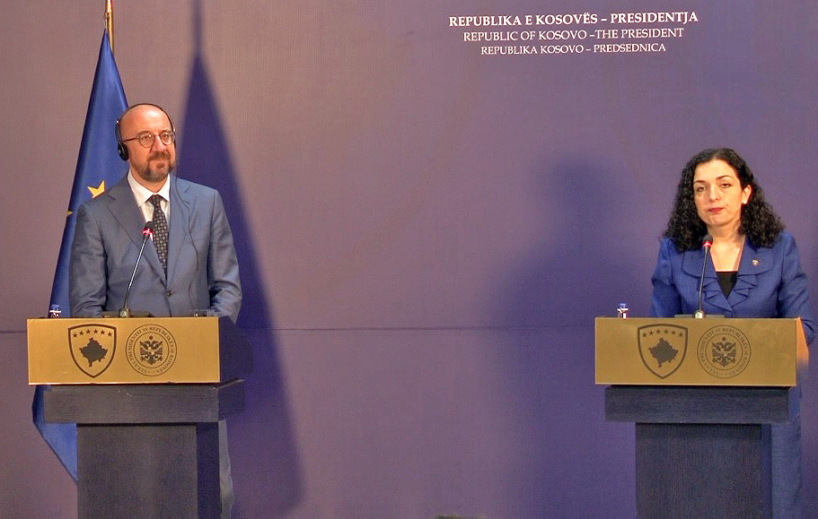 Mišel: Kosovo da se usresredi na dijalog. Osmani: Srbija da napravi korake ka priznanju