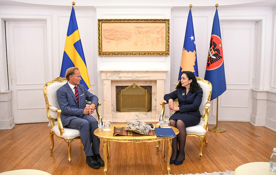 Osmani primila akreditive novog ambasadora Švedske