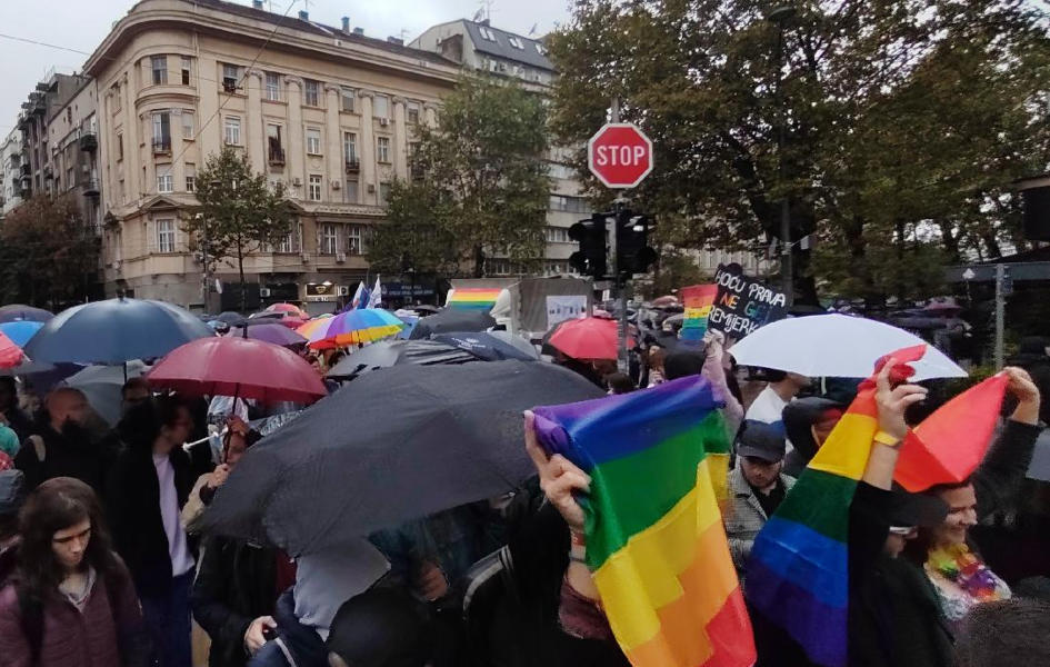 Evroprajd šetnja u Beogradu završena bez većih incidenata