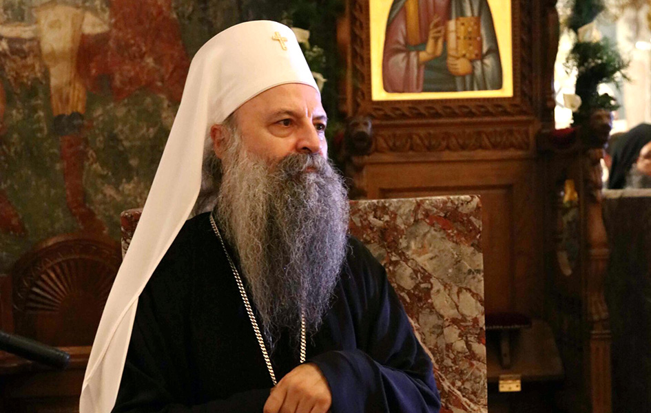Ustoličenje patrijarha Porfirija u Pećkoj patrijaršiji