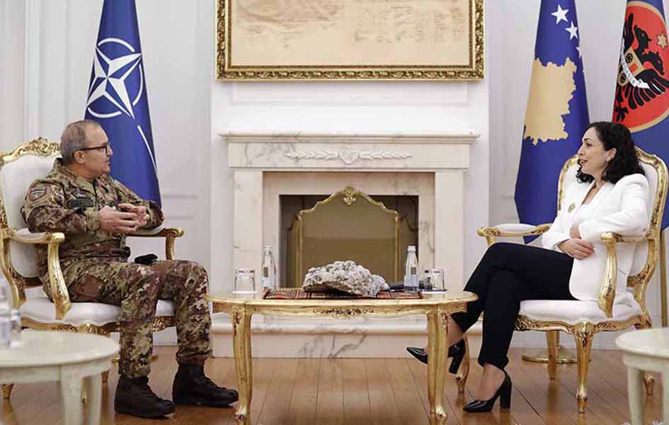 Osmani se sastala sa novim komandantom KFOR-a