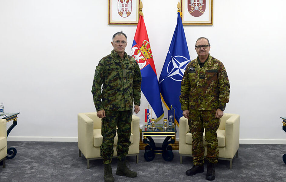 Mojsilović sa novim komandantom KFOR o bezbednosnoj situaciji na Kosovu