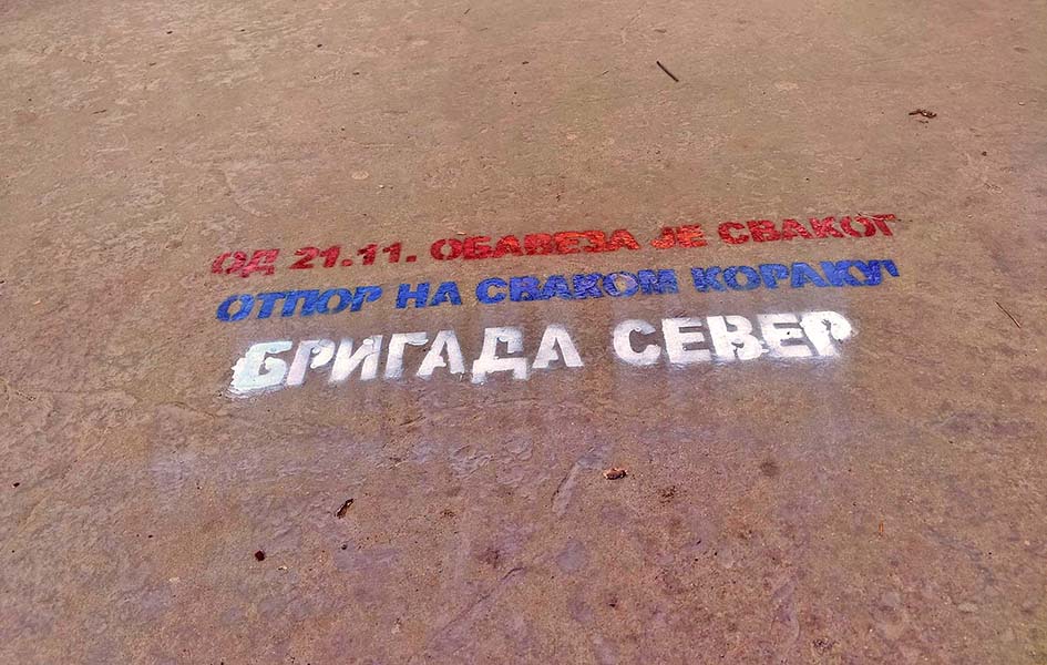 Nove poruke „Brigade sever“ u Mitrovici
