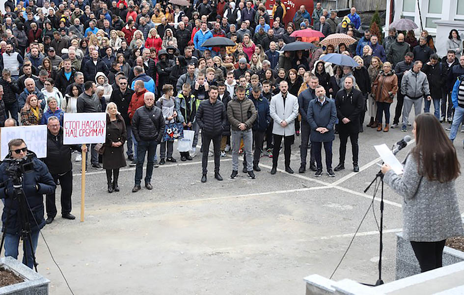 I Štrpce šalje podršku Srbima na severu