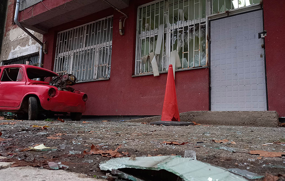 Nakon kratkog incidenta u Severnoj Mitrovici građani se razišli