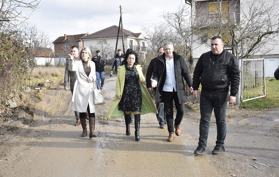Šubarićeva najavila sanaciju Stefanove ulice u Čaglavici