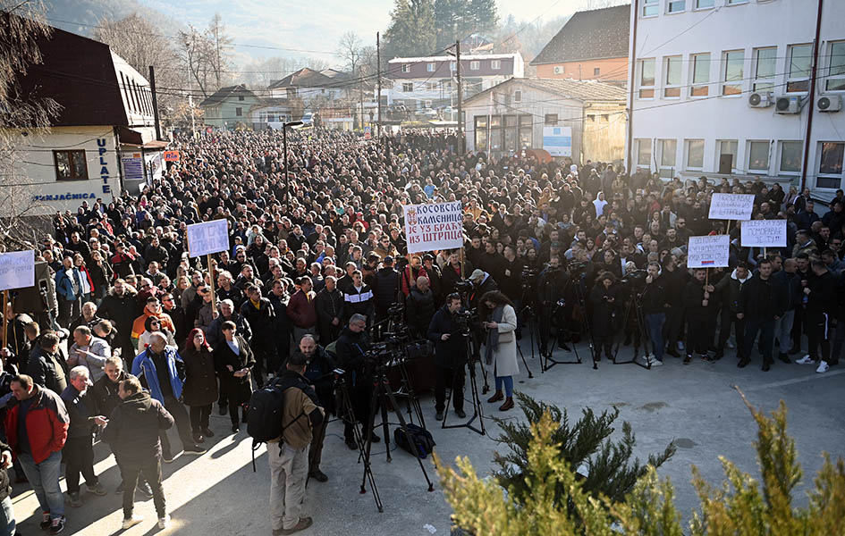 Protest Srba u Štrpcu: Želimo mir, bezbednost, sigurnost
