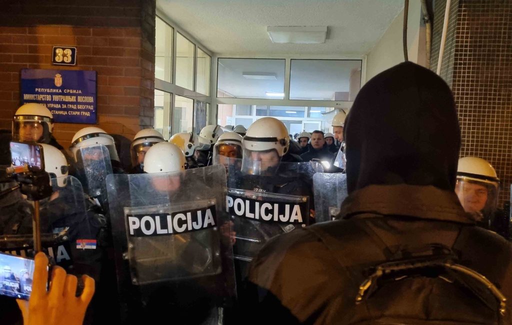 Detalj sa protesta (Foto N1)