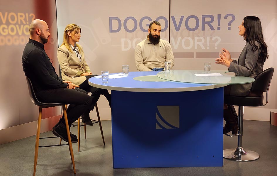 Dogovor!?: Privremenost predugo traje, mladi bez perspektive Stefan Mirković, Katarina Marinković i Dušan Borisavljević u Dogovoru (Foto Kim)