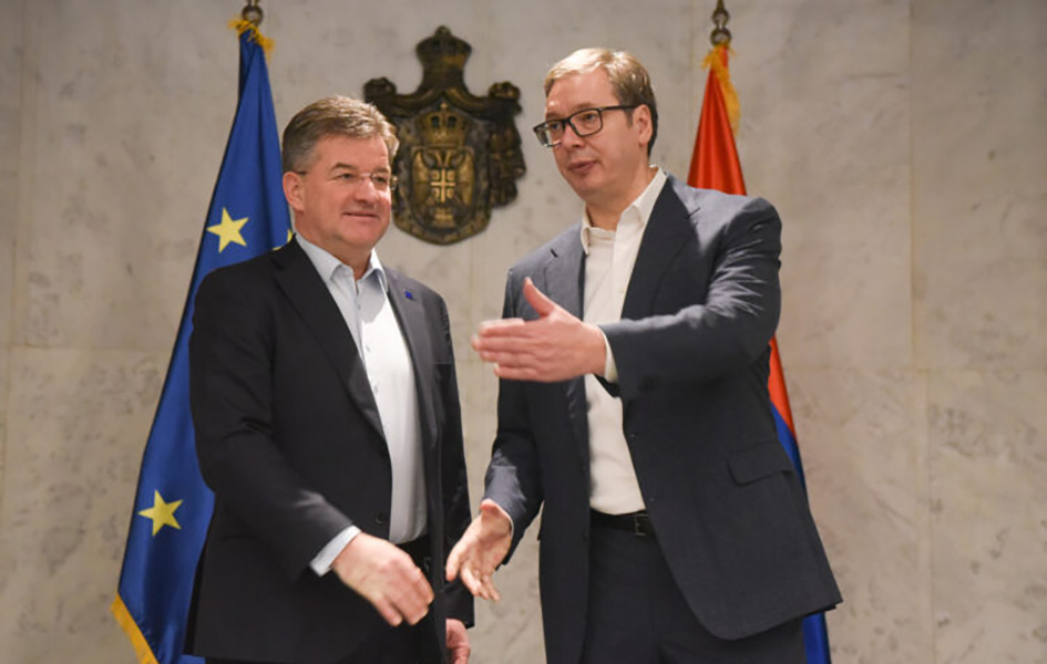 Lajčak 13. i 14. marta u Beogradu, pripreme za sastanak u Ohridu Lajčak i Vučić (Foto Tanjug Miloš Milivojević)