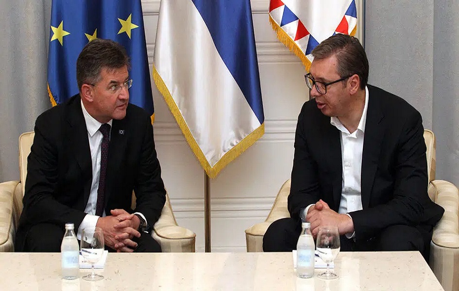 Počeo sastanak Vučića i Lajčaka Miroslav Lajčak i Aleksandar Vučić (Foto BETAPHOTO/MILAN OBRADOVIĆ/MO)