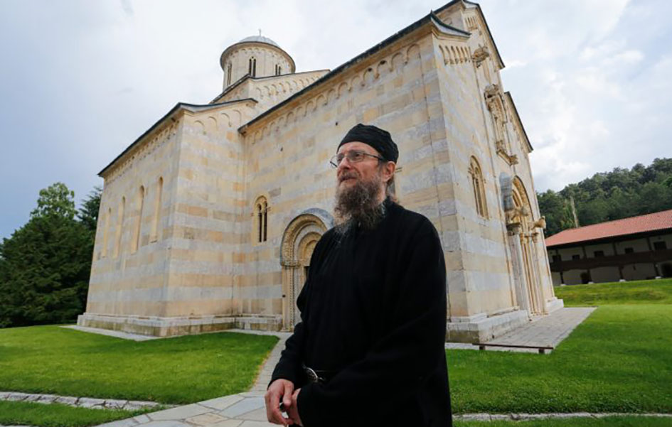 Gračanica: Tribina o pokajanju, predavač otac Sava Janjić Otac Sava Janjić (Foto: Stringer / AFP / Profimedia)