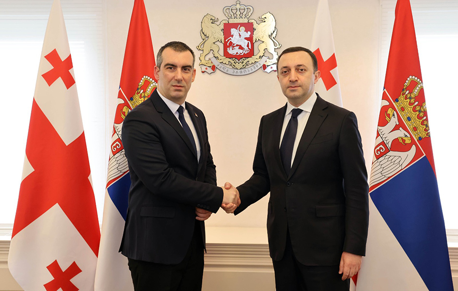 Gruzija ne menja stav o Kosovu Vladimir Orlić i Irakli Garibašvili (Foto Tanjug/Narodna skupština Repubike Srbije)
