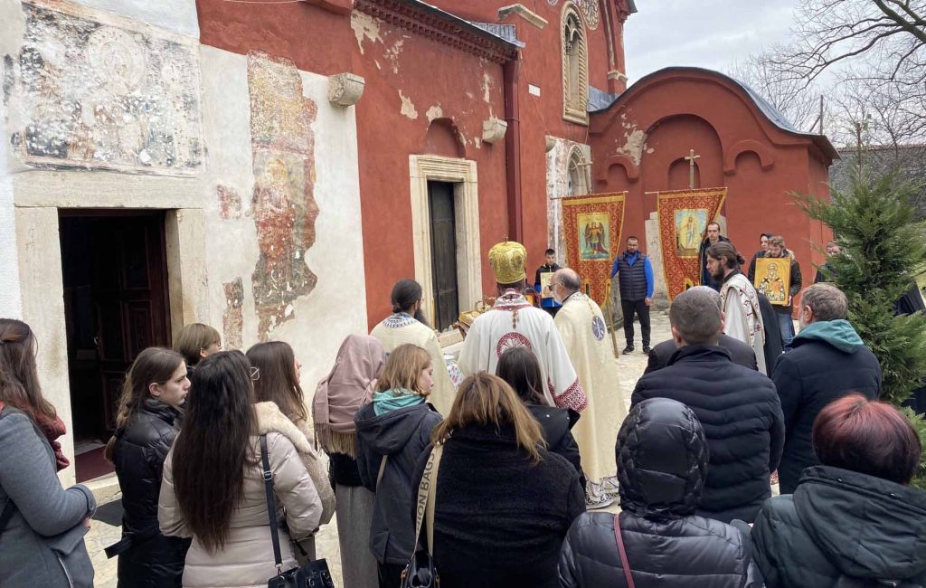 Vladika Ilarion u Pećkoj patrijaršiji (Foto: Radio Goraždevac)