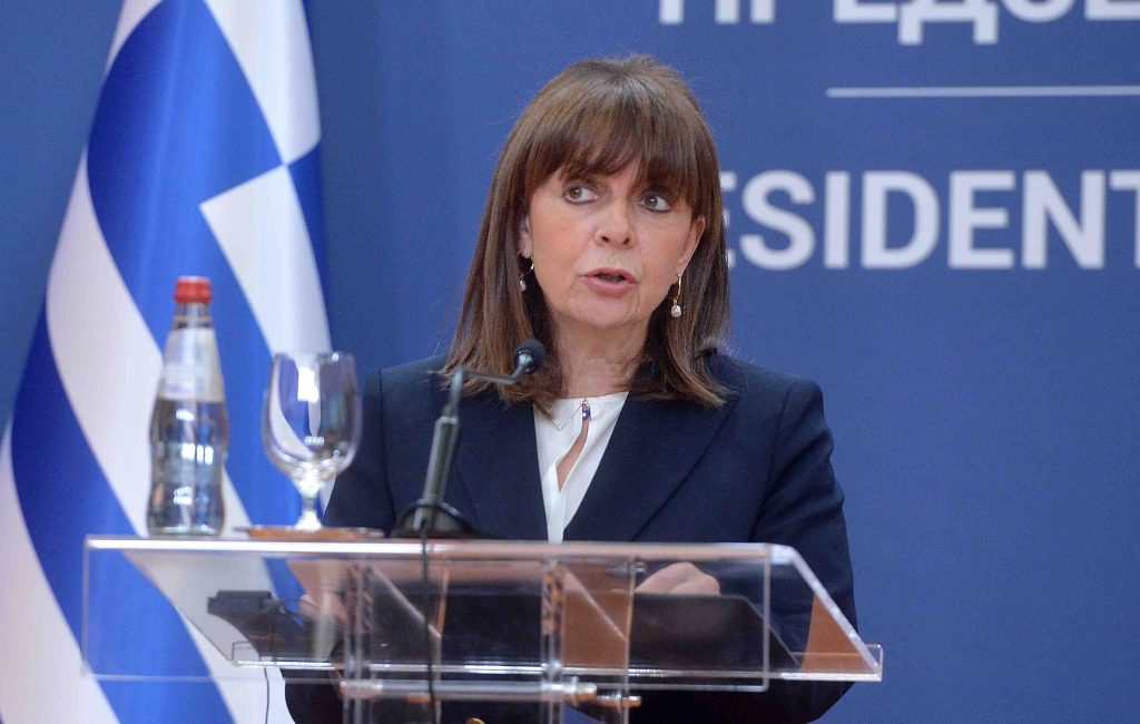 Predsednica Grčke Katerina Sakelaropulu (Foto Tanjug/ Zoran Žestić)