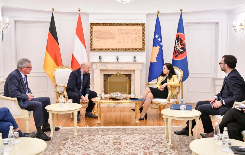 Detalj sa sastanka (Foto Predsedništvo Kosova)
