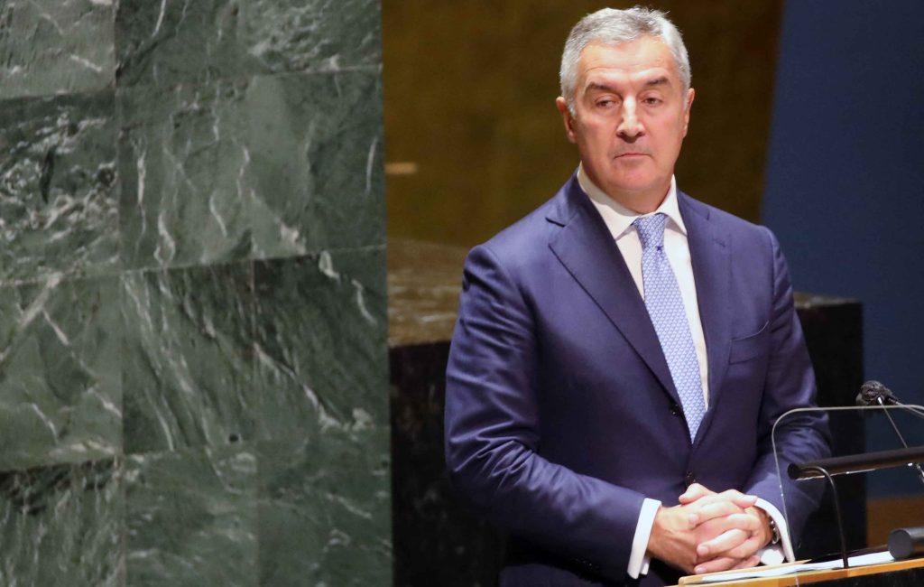 Milo Đukanović (Foto SPENCER PLATT / POOL / AFP)