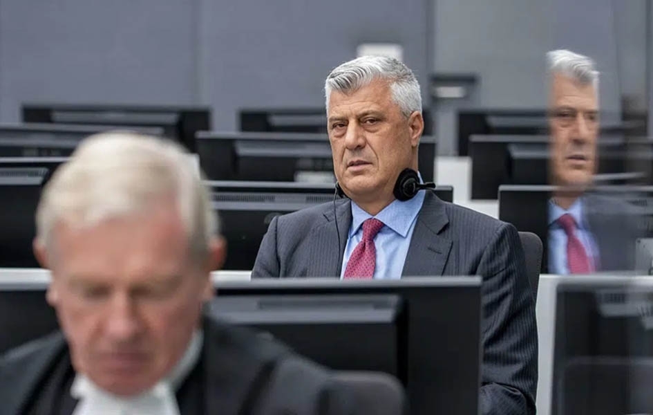 Sutra nastavak suđenja bivšim vođama OVK Hašim Tači (Foto EPA-EFE/Jerry Lampen)