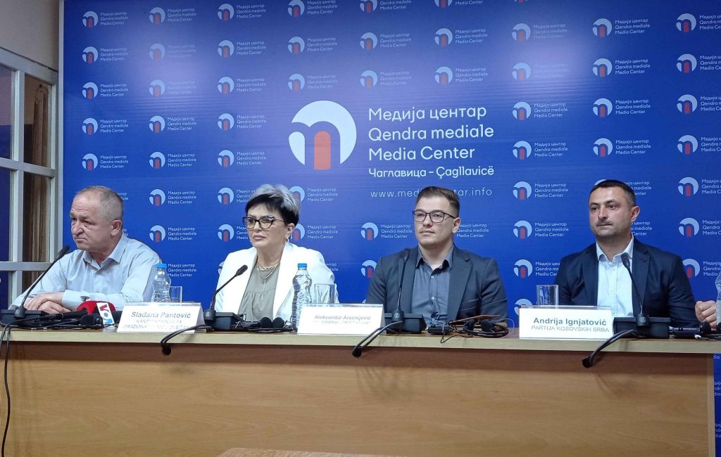 Kandidati na lokalnim izborima: Mogući incidenti tokom glasanja na severu Kosova Nedžmedin Ugljanin, Slađana Pantović, Aleksandar Arsenijević i Andrija Ignjatović (Foto Kim)