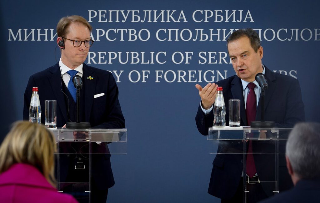 Tobijas Bilstrem i Ivica Dačić (Foto Tanjug Jadranka Ilić)