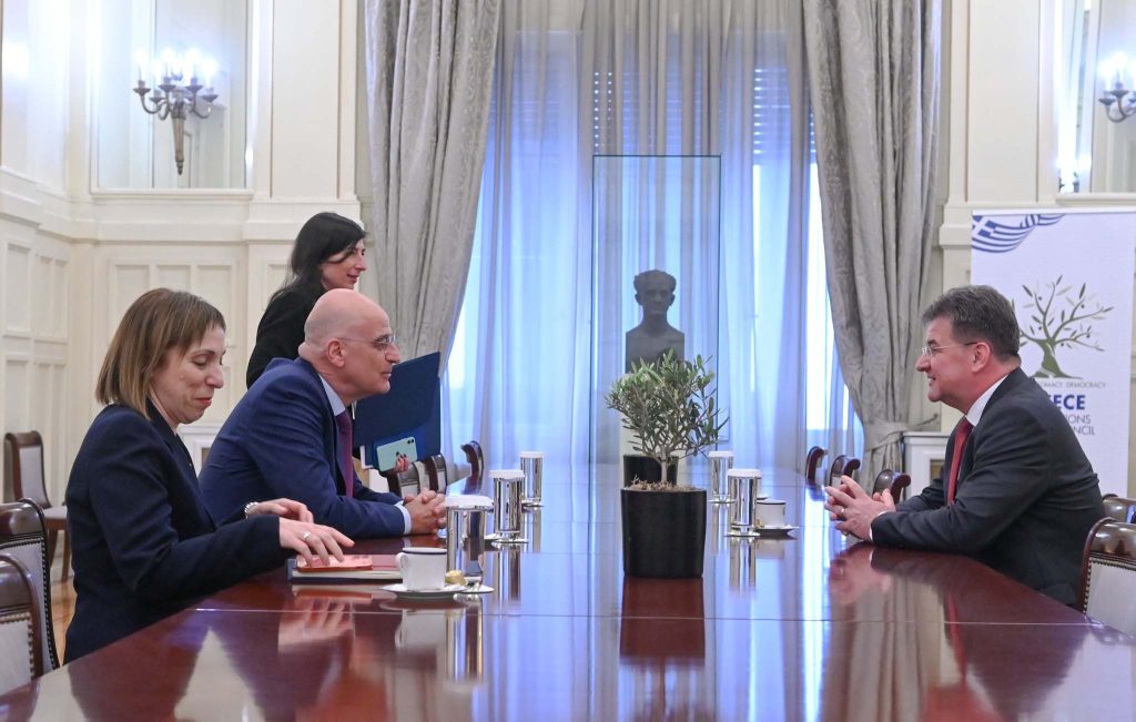Nikos Dendias i Miroslav Lajčak (Foto Tviter @NikosDendias)