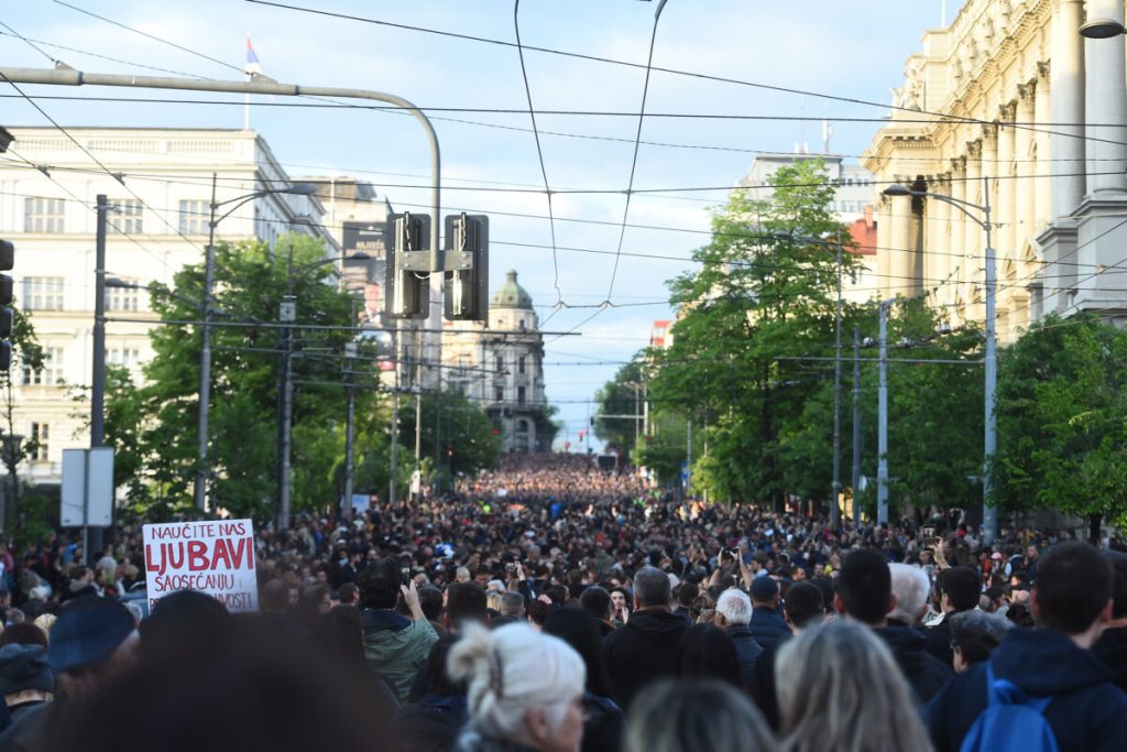 Protest „Srbija protiv nasilja“ u Beogradu Protest Srbija protiv nasilja (Foto Tanjug)