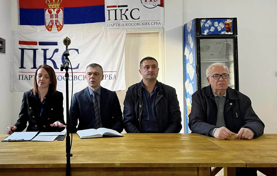 PKS poziva na skup 26. maja u Beogradu: Podržavamo Aleksandra Vučića Članovi Partije kosovskih Srba (Foto Fejsbuk/PKS)