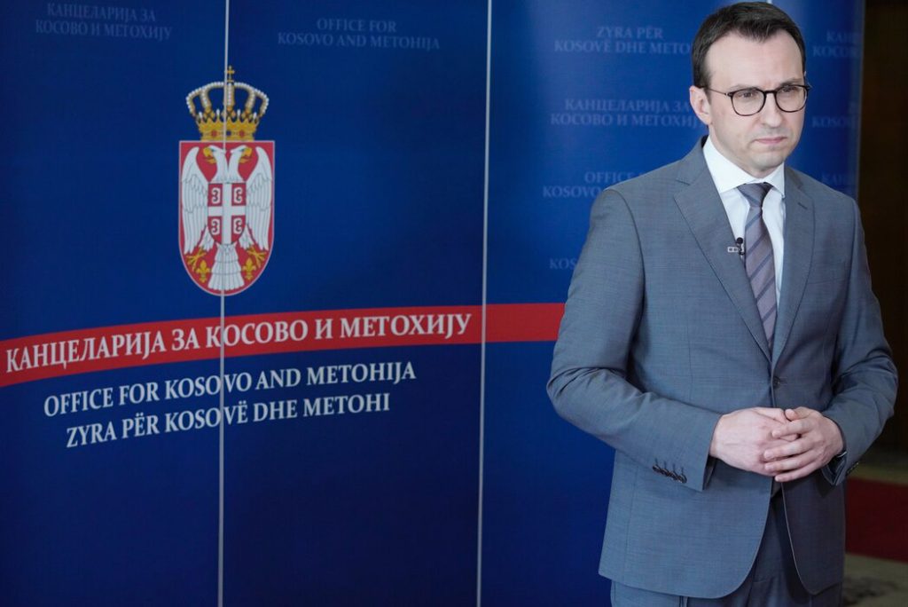 Petković: Nemoguće je ozbiljno razgovarati sa Besnikom Bisljimijem Petar Petković (Foto Tanjug)