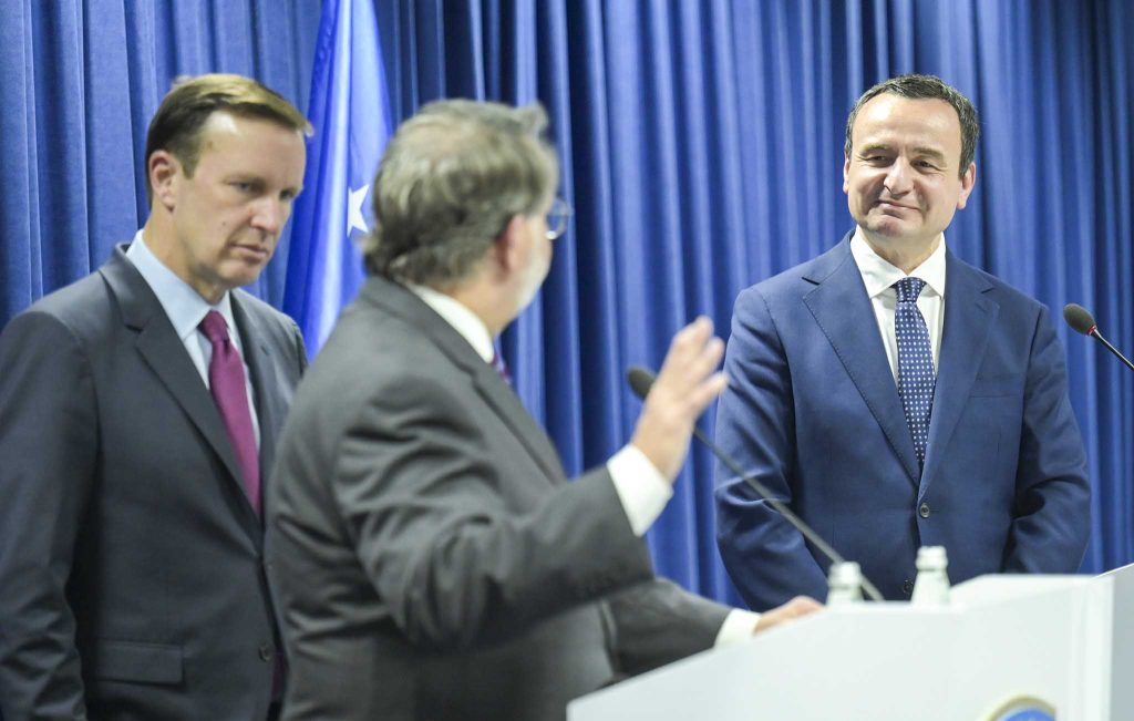 Američki senatori i premijer Kosova Aljbin Kurti (Foto Kabinet premijera)