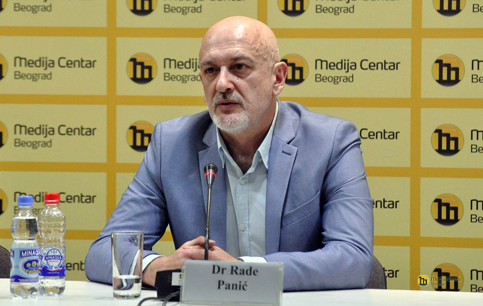 Panić: Zdravstvene ustanove širom Srbije radiće 26. maja sa 20 odsto kapaciteta Dr Rade Panić (Foto Medija Centar Beograd)