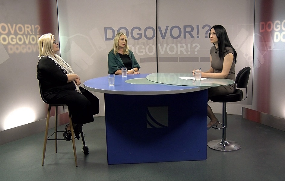 U Dogovoru o vršnjačkom nasilju u školama Ana Kostić i Aleksandra Turković Dimitrijević u emisiji Dogovor Zorice Vorgučić (Foto Kim)
